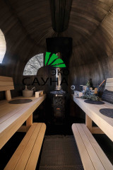 Баня викинг  корабль дранка из лиственницы 4.50м x 2.40м