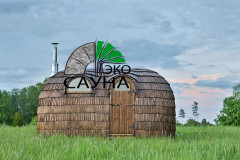 Баня викинг  корабль дранка из лиственницы 4.50м x 2.40м