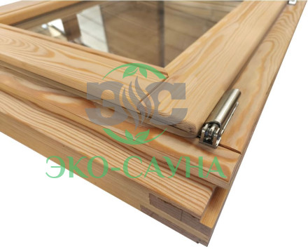 Окно из лиственницы "DeLuxe"