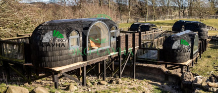 Кемпинговые домик корабль 9м x 2.40м