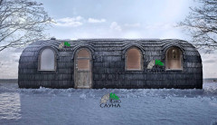 Кемпинговые домик корабль 8м x 2.40м