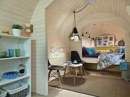 Кемпинговые домик корабль 8м x 2.40м