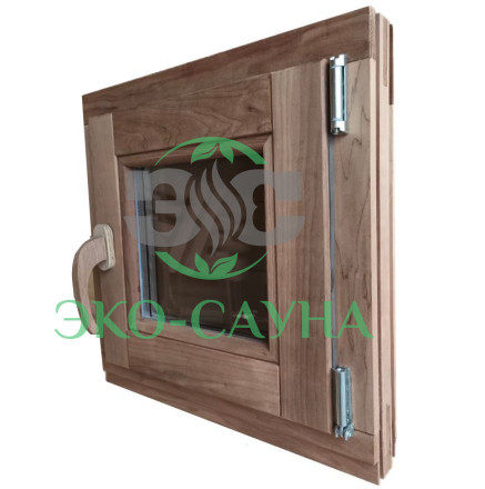 Окно из Термо-Ольхи "DeLuxe"