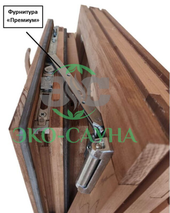 Окно из Термо-Ольхи "DeLuxe"