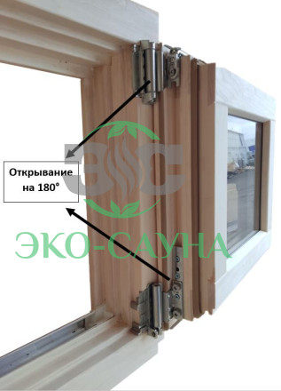 Окно из Липы "DeLuxe"