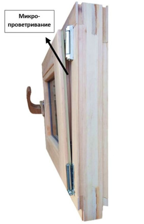 Окно из Ольхи "DeLuxe"