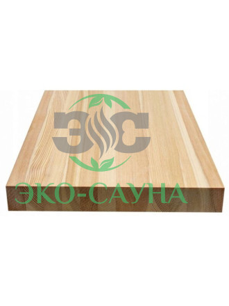 Мебельный щит из Лиственницы Цельноламельный 40х800мм сорт Экстра