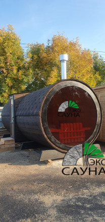 Баня-бочка люкс 6м x 2,40  роял люкс 