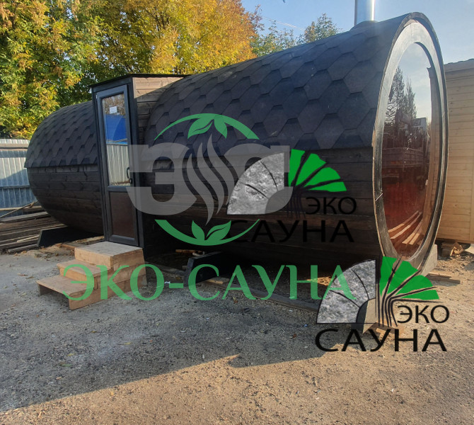 Баня-бочка люкс 6м x 2,40  роял люкс 