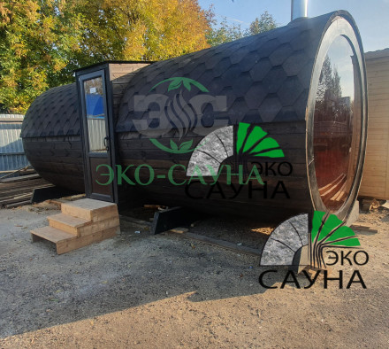 Баня-бочка люкс 6м x 2,40  роял люкс 