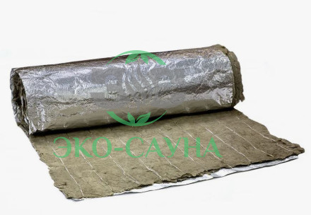 Базальтовая вата с фольгой (Рулон) 12м2