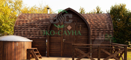Баня бочка  викинг  КРИСТИАНСТАД 6м  