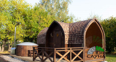 Баня бочка викинг КРИСТИАНСТАД 6м