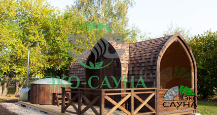 Баня бочка  викинг  КРИСТИАНСТАД 6м  