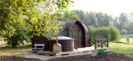 Баня бочка  викинг  КРИСТИАНСТАД 6м  