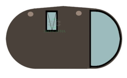 Овальная баня бочка функо 4м