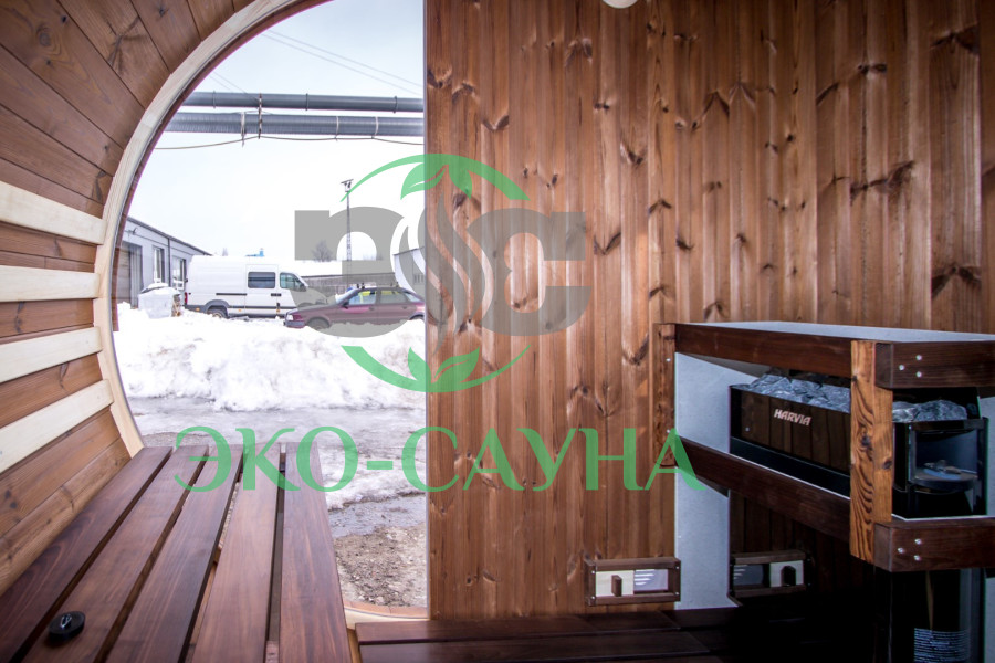 Овальная баня бочка функо 4м