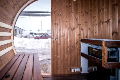 Овальная баня бочка функо 4м