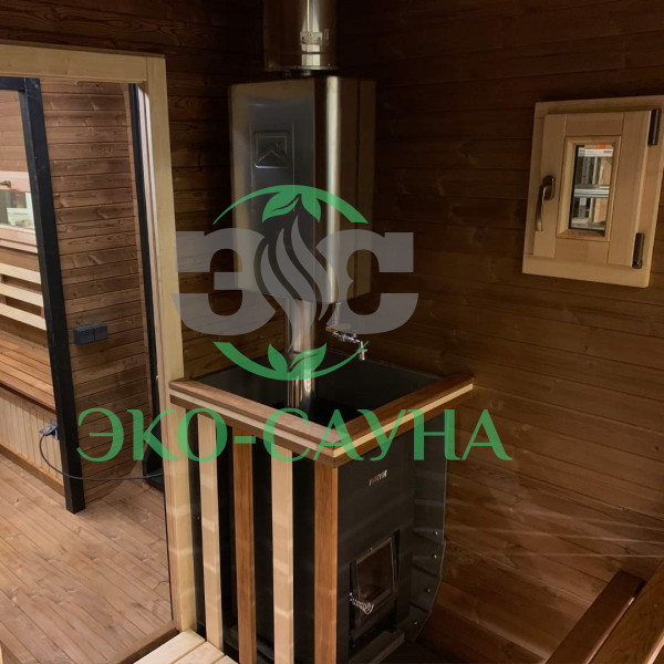 Баня куб панорама 6м