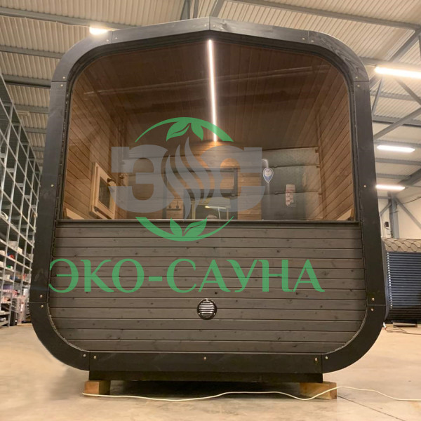 Баня куб панорама 6м