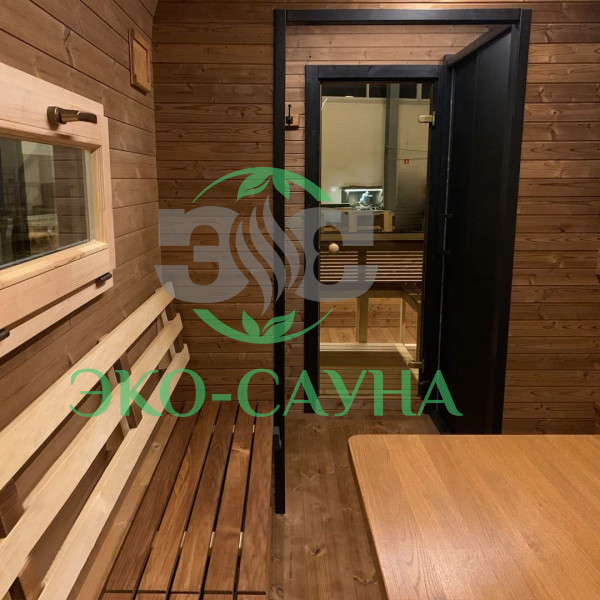 Баня куб панорама 6м