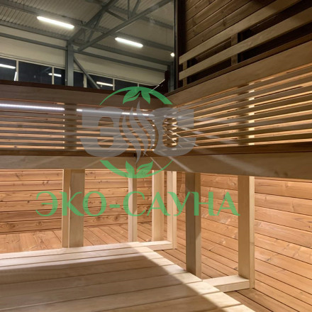 Баня куб панорама 6м 