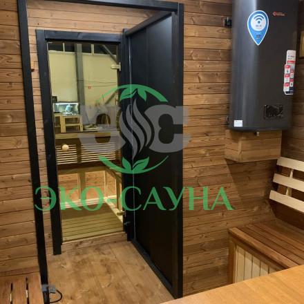 Баня куб панорама 6м 