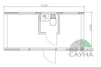 Гостевой домик танк 5м x 2,40м