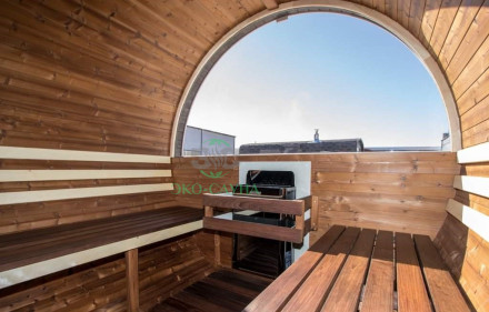 Баня-бочка  функо 2  4м x 2,30