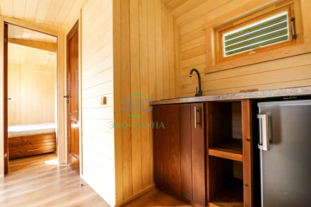 Гостевой домик квадро модерн функо 14  6м x 2,40м 