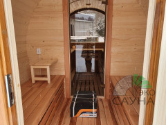 Баня бочка класса люкс 4м