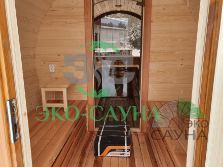 Баня бочка класса люкс  4м 