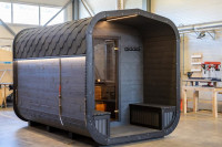 Баня куб панорама 4м  