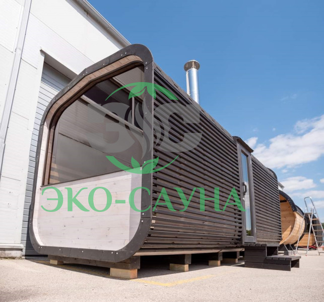 Баня куб панорама функо 2 - 6м  