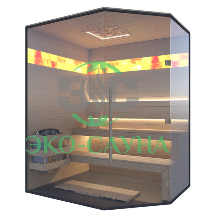 Сауна-Кабинка "DeLuxe Classic Corner"