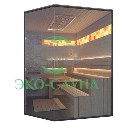 Сауна-Кабинка "DeLuxe Mixed Corner"