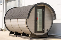 Баня бочка панорама  6м x 2.30м