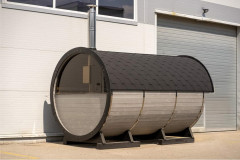 Баня бочка панорама  6м x 2.30м