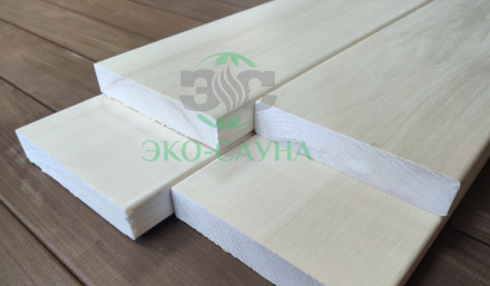 Полок из Липы 25х90мм сорт Экстра