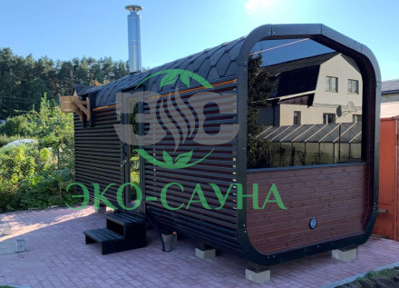 Баня куб панорама функо 4 - 6м  