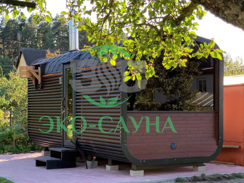 Баня куб панорама функо 4 - 6м  