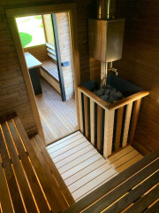 Баня куб панорама функо 4 - 6м  