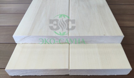 Полок из Липы 25х120мм сорт Экстра