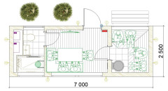 Баня модерн 7м x 2,50м
