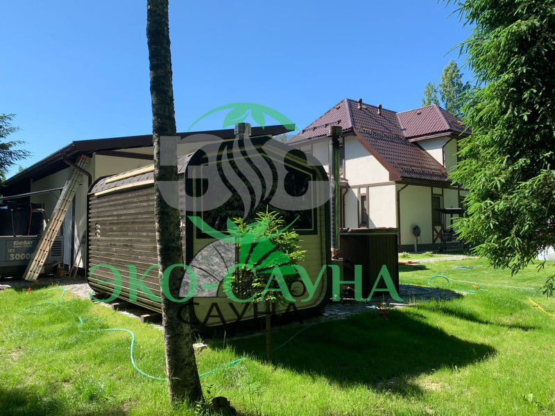 Баня куб панорама М1  4м  