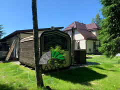 Баня куб панорама М1  4м  