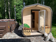 Баня куб панорама М1  4м  