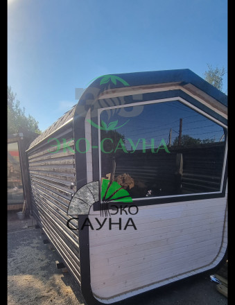 Баня куб панорама М1  4м  