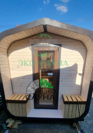 Баня куб панорама М1  4м  
