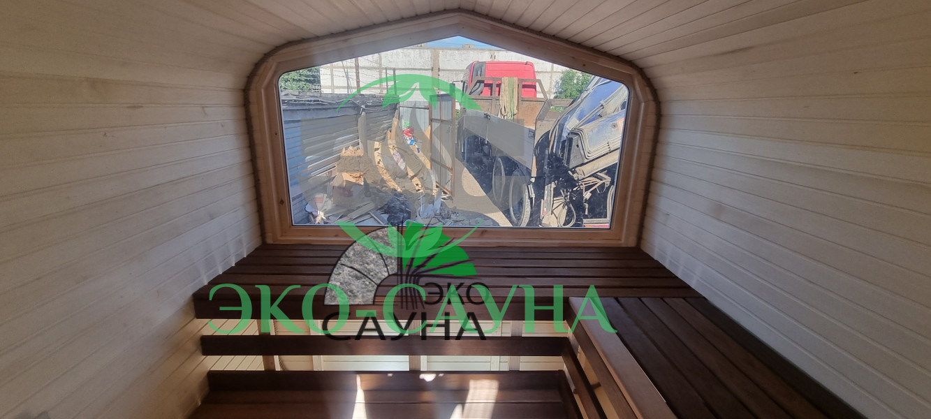 Баня куб панорама М1  4м  